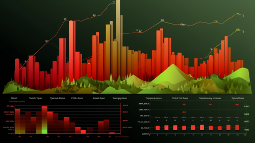 Ecological infographic with bar graph and text sections