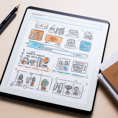 E-Commerce Website Sketch E-Commerce Website Sketch