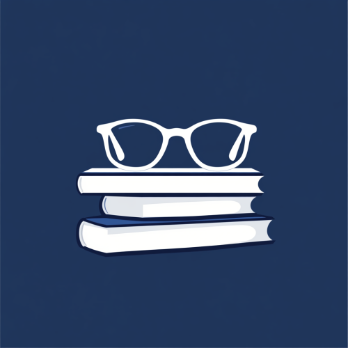 Professional Education Logo White Glasses