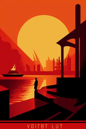 Anarchist propaganda in Hopper's style Anarchist propaganda in Hopper's style