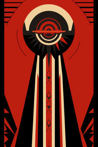 Futuristic Flag for Ancient Egypt