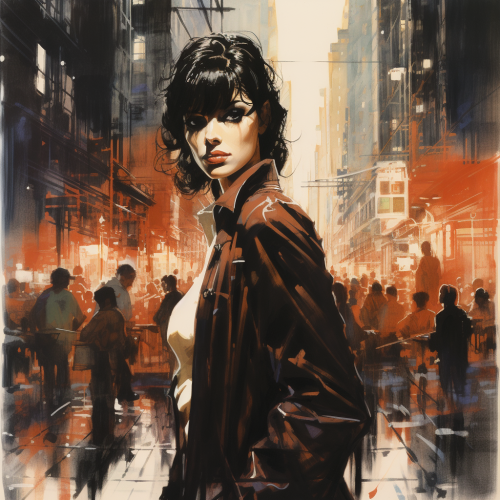 Rachel from Bladerunner art