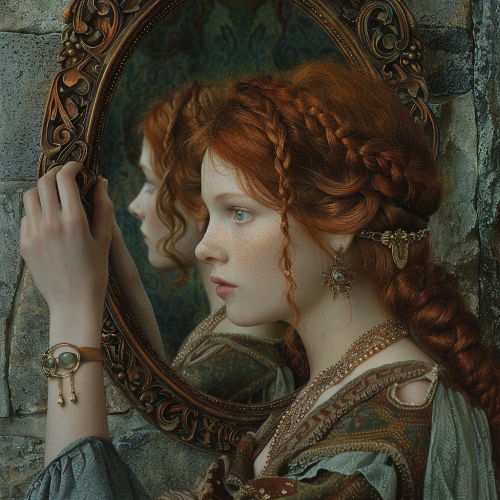 Eleanor Tomlinson Red Hair Cloak