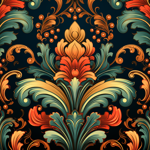Beautiful ornamental pattern design