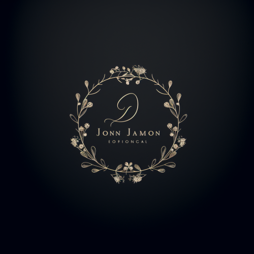Elegant wedding photography company logo