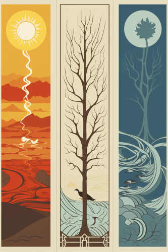 Collage of Elements in Minimalist Design