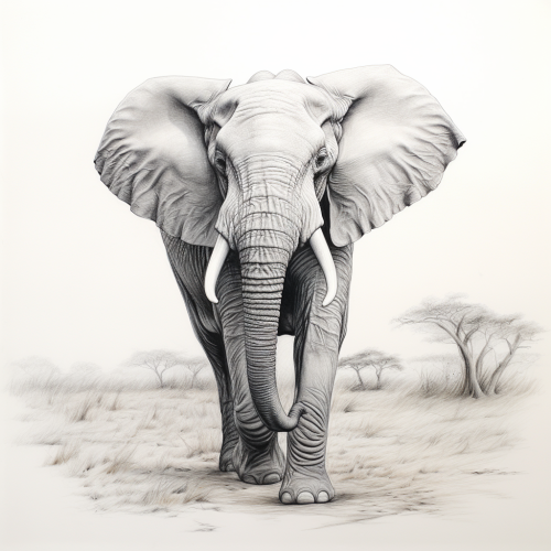 Elephant without trunk, rabbit ears, porcupine body