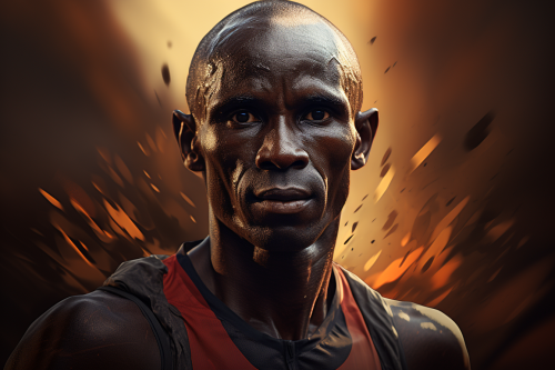 Eliud Kipchoge breaking running record