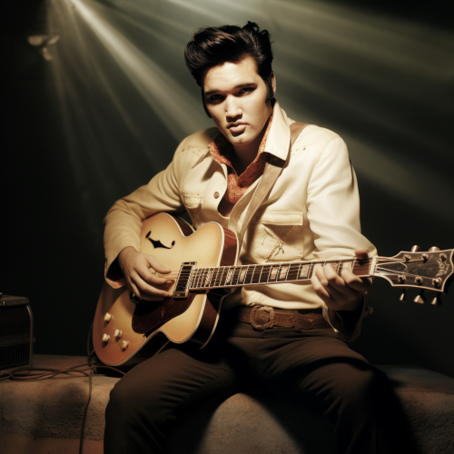 Elvis Presley in 1950s prime