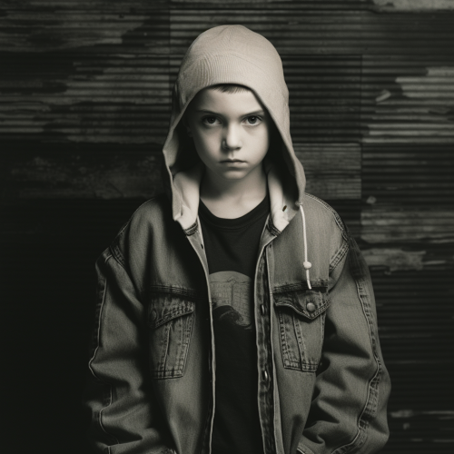 Young Eminem's debut album promo