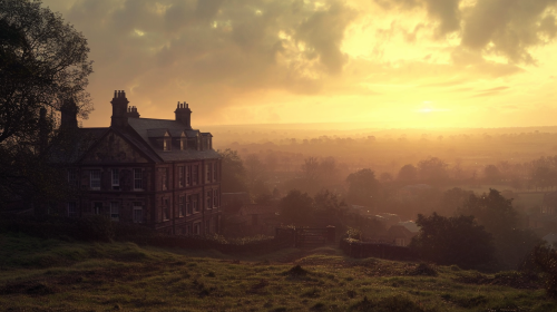 Emma Chapter 6 Film Still - Panoramic Dawn View