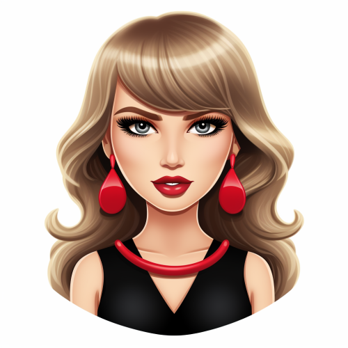 Taylor Swift Cartoon Emoji Singing