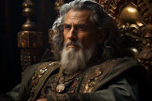 Emperor enjoying his luxurious lifestyle at San Simeon