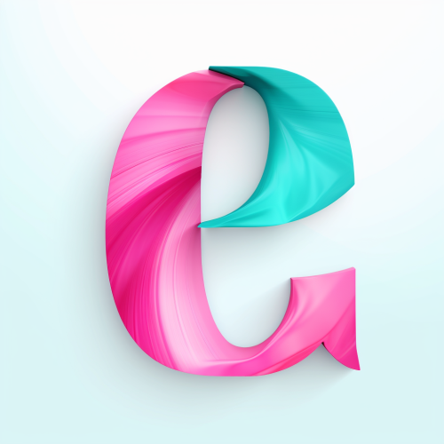 Bright turquoise and pink employee greeting template