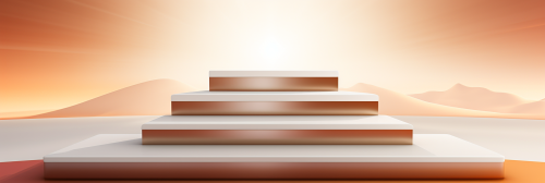 empty contest podium illusion warm