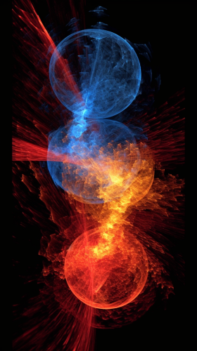 Energy particle in motion Energy particle in motion