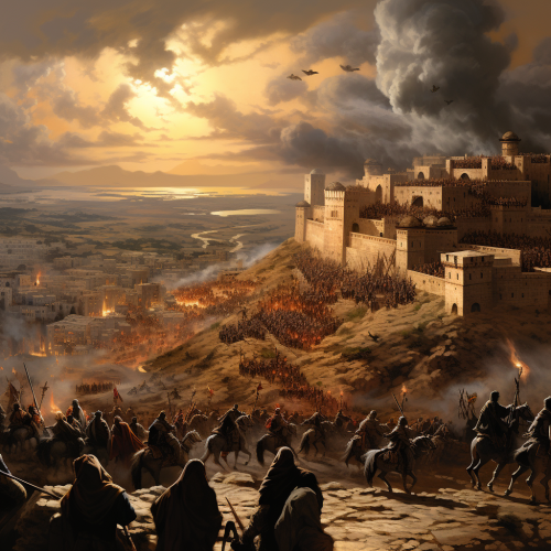 Historical depiction of the epic of Palestine