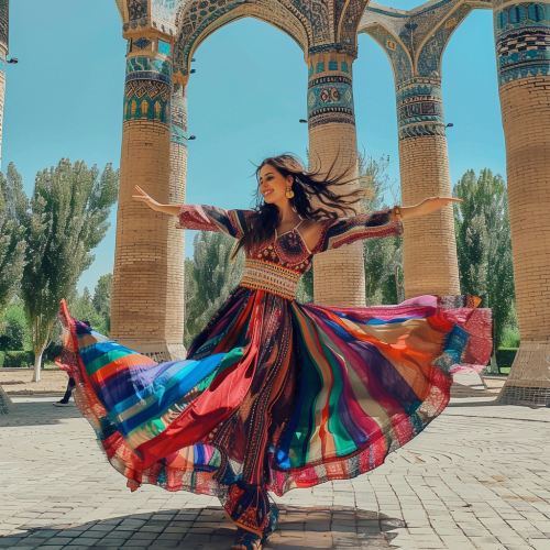 Navruz holiday ethno park Uzbekistan