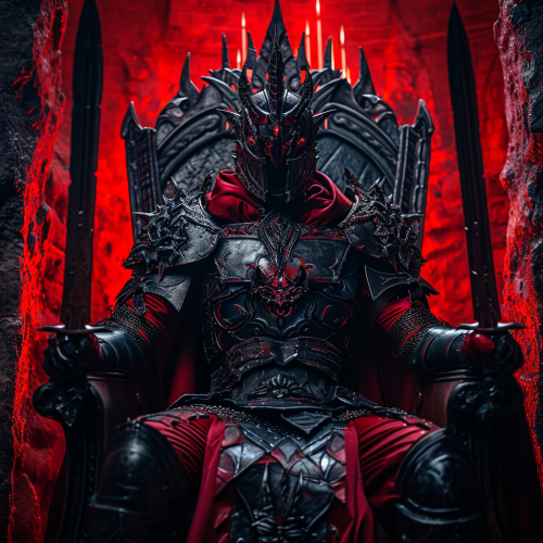 Evil Dark King in Stonepunk Studio