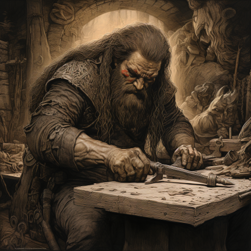 Evil transformation of dwarven woodworker