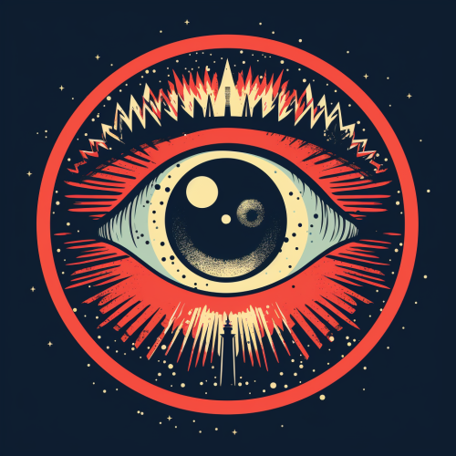 Vintage Eye Logo Illustration