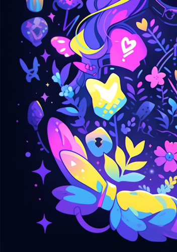 Faile street art illustration with vibrant colors