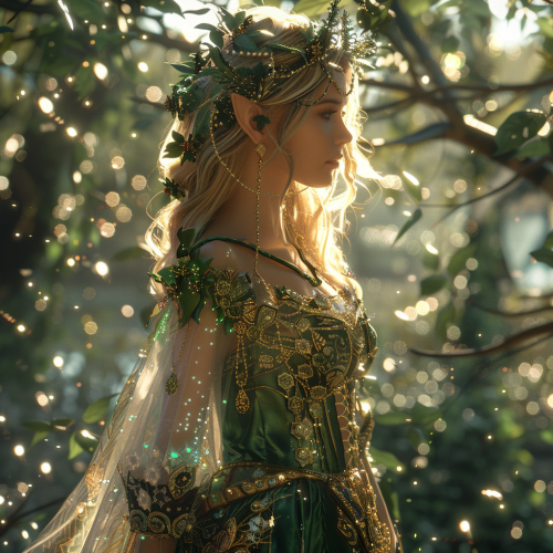 Woman Fairy Forest Fantasy Art