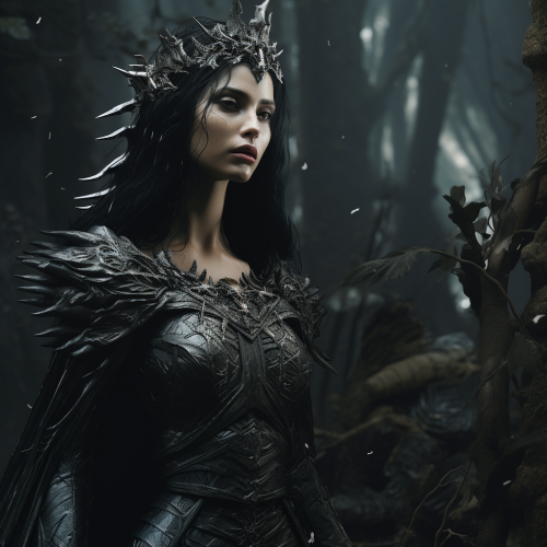 Hyperrealistic dark fantasy kingdom image Hyperrealistic dark fantasy kingdom image