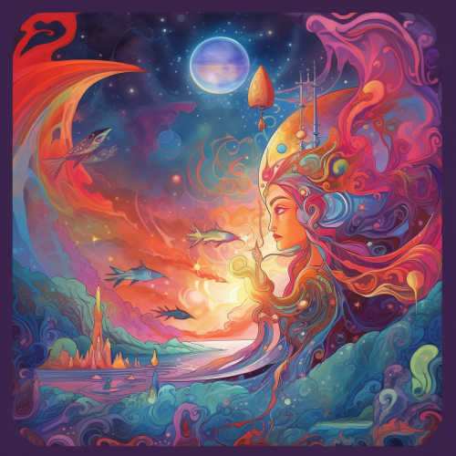 fantasy space CD cover