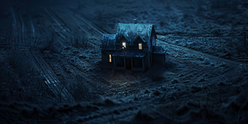 Farm House Bright Light Burst