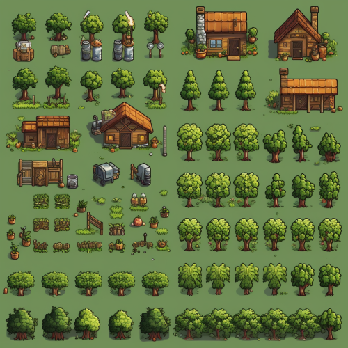 Sprite sheet for farming game