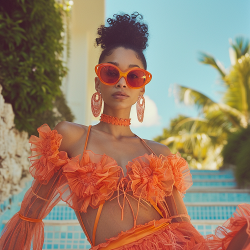 Fashion Model with Trendsetting Styles in Miami Wynwood Fashion Model with Trendsetting Styles in Miami Wynwood