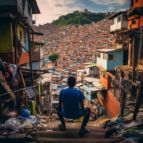 Children in Brazilian Favela Amidst Sewage Problems Children in Brazilian Favela Amidst Sewage Problems
