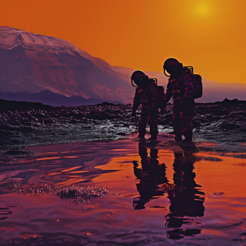 Enigmatic Fellini Film Still Image