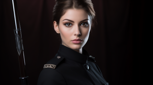 Female Guard with Baton