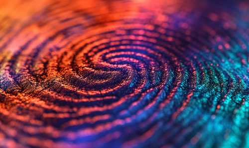 Fingerprints depicting personal branding and identity