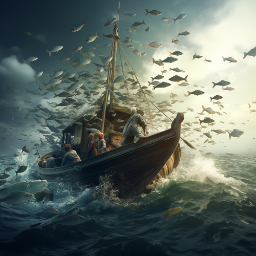 Fish Fishing People Sea