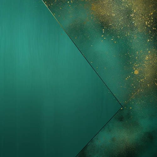 Vibrant emerald background with subtle gold glitter Vibrant emerald background with subtle gold glitter