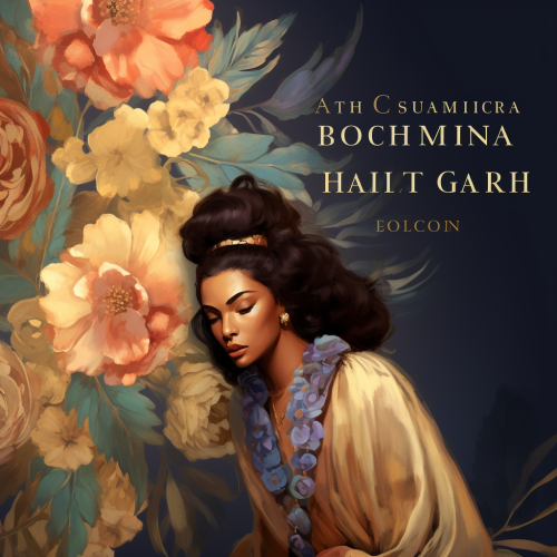 Beautiful floral journal cover design