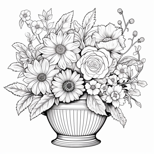 Colorful Flower Arrangement in Zinc Tub Colorful Flower Arrangement in Zinc Tub