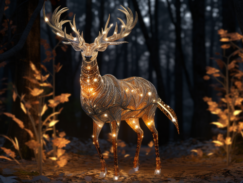 Magical Forest Spirit Deer Magical Forest Spirit Deer