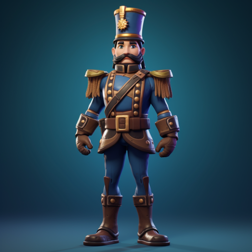 Wooden Nutcracker Soldier in Fortnite