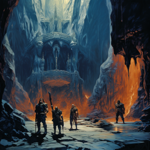 Dungeons and Dragons mega dungeon artwork