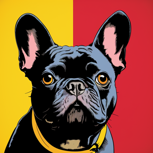 Playful French Bulldog by Hergé Playful French Bulldog by Hergé
