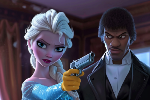 Frozen Pulp Fiction Style