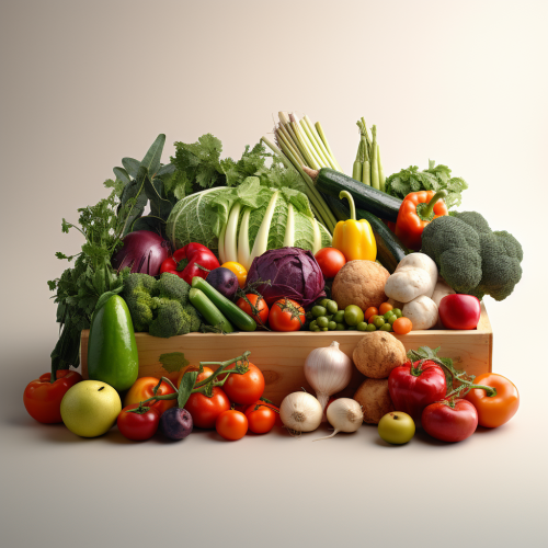 Colorful Fruit and Veg Box