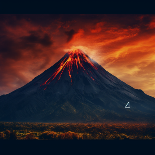 Minimalistic flame in high definition