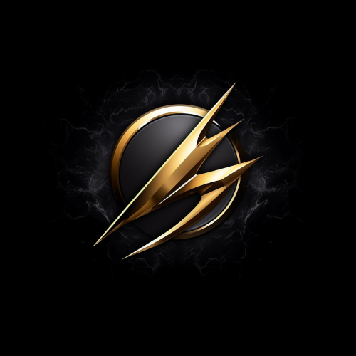 Powerful gold and black 3D logo for Full Force Business