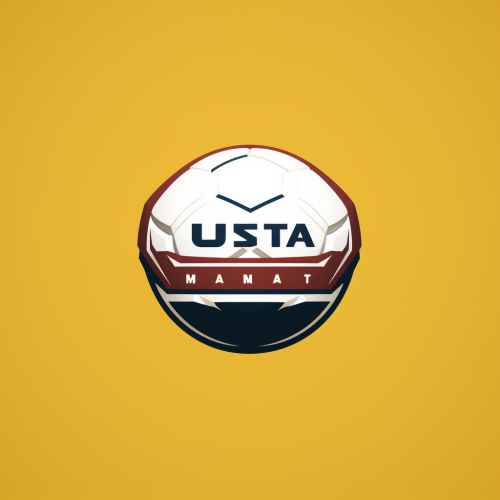 Minimalist logo design for UTM brand futsal