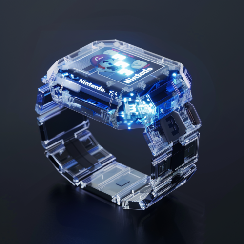 Ultra realistic futuristic gadget render